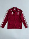 Adidas Climacool Burgundy Team Track Jacket | Vintage Full Zip 3-Stripes Jacket (M)