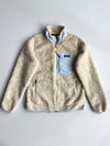 Patagonia Classic Retro-X Sherpa Fleece Jacket — Cream/Light Blue (M)