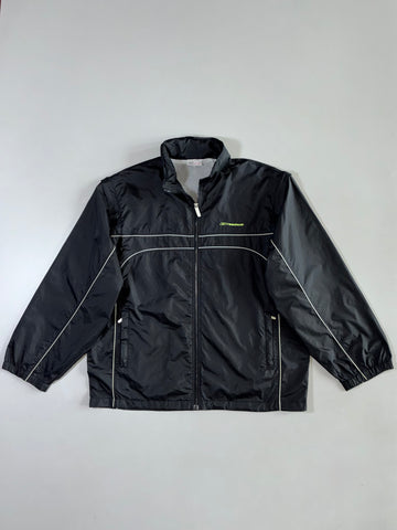 Reebok Black Piped Windbreaker (Detechable Arms) (Xl)