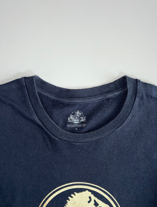 Jurassic Park Movie Logo Long Sleeve T-Shirt – Navy (L)