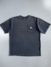 Carhartt | Pocket Tee | Washed Charcoal Original Fit (XL)