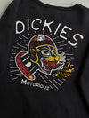 Dickies Black Embroidered Arch Logo Crewneck Sweatshirt  (S)