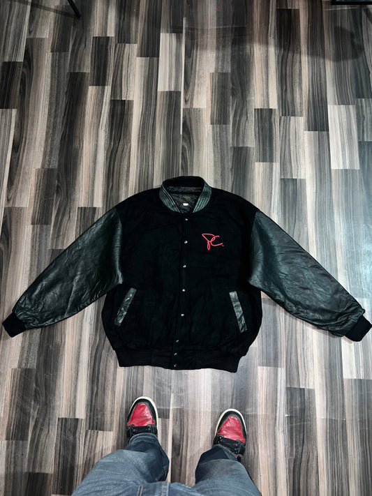 ZUltra Premium Leather Varsity Jacket (L/XL)