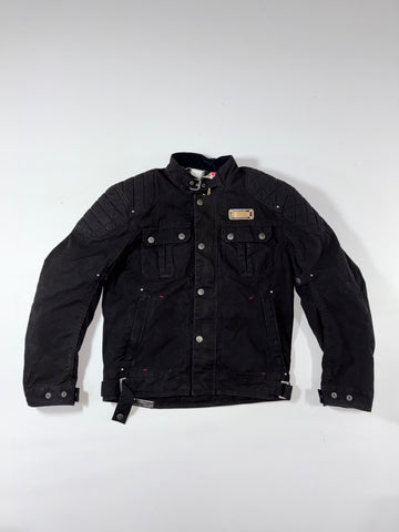 Held Biker Quilted Utility Motorcycle Jacket Paded (M)