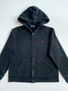 Polo Ralph Lauren Pony Logo Zip-Up Hoodie – Black(S)