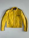 Jocker Vintage Yellow Leather Racing Jacket (S/M)