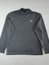 Puma Mock Neck Long Sleeve Tee - Grey Women’s (XL)