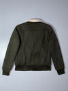 Guess Sherpa-Collar Spell-Out Jacket – Olive Green (M)