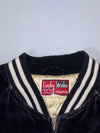 Lucky Stroke Bikers Varsity Jacket   EMBROIDERED (S/M)