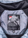 Fila Grey/Black Colorblock Hooded Windbreaker – Stylish Performance Line (L)