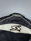 Black/Grey Racing Jacket with  (Padded) Reflective Piping (M)