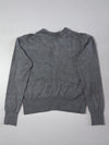 Polo Ralph Lauren Grey Button-Up Cardigan – Navy Pony Logo Women’s (S/M)