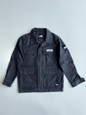 The North Face Utility Field Jacket | Black Multi-Pocket Outdoor Jacket (L)