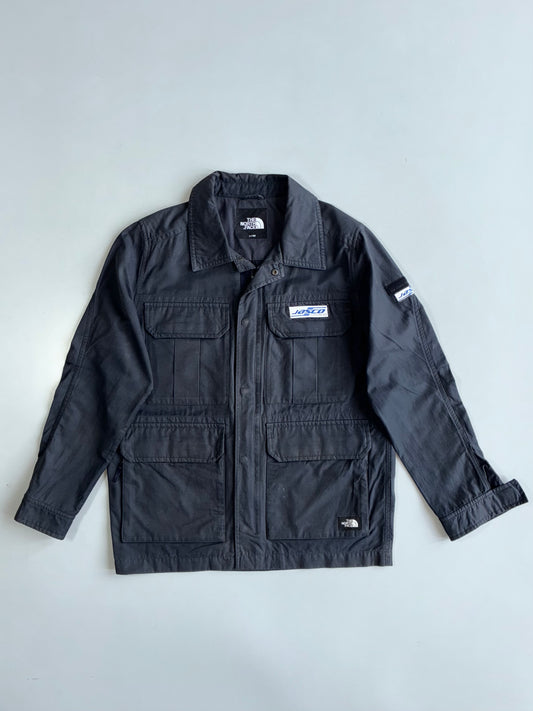 The North Face Utility Field Jacket | Black Multi-Pocket Outdoor Jacket (L)