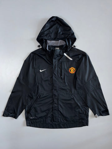 Nike x Manchester United | Detachable Hood Rain Jacket | Black (XL)