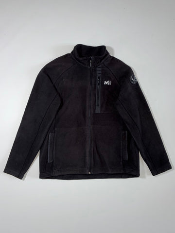 Millet Black Fleece Zip-Up Jacket – Full Sleeve(XL)