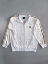 Adidas Originals Vintage 80s Trefoil Track Jacket White & Gold (M)