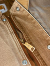 Carhartt Full Swing Armstrong Duck Canvas Jacket Faded Brown, Corduroy Collar, Quilted Lining, (XL)