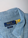 ZPolo*Ralph*Lauren*Original Light Blue Chambray Shirt (RARE) with QR (XL)