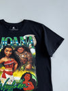 Disney Princess Moana Wayfinder Graphic Tee Vintage Bootleg Homage Style, Maui Print (L)