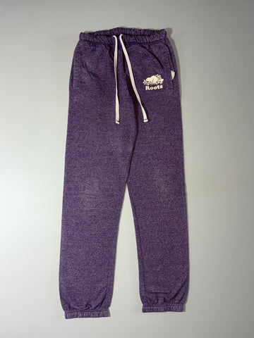 Roots Purple Heather Sweatpants – Beaver Logo (W:26) (L:40)