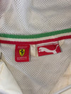 Puma Scuderia Ferrari White/Red Hooded Windbreaker Jacket Official F1 Team Merchandise (L)