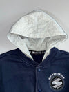 Big Train “Tokyo Style” Snap-Button Hooded Varsity Jacket (M)