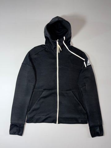 Adidas Z.N.E. Full-Zip Hoodie – Black/White (M)