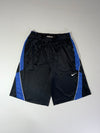 Nike Basketball Herringbone Jacquard Shorts – Black/Blue (W:28) (L:23)