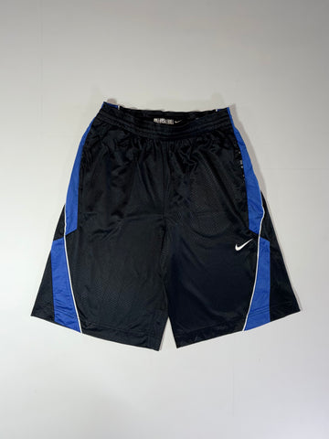 Nike Basketball Herringbone Jacquard Shorts – Black/Blue (W:28) (L:23)