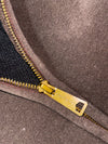 Carhartt Brown Zip-Up Hoodie – Mesh-Liner (XL)