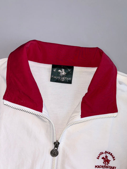 Vintage Santa Barbara Polo & Racquet Club White Jacket (L)
