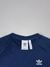 Adidas Trefoil Essentials Crewneck Sweatshirt – Navy (S)