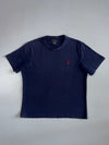 Polo Ralph Lauren Navy Crewneck Tee – Red Pony Logo (L)