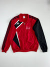 Adidas ERGO Victoria Red & Black 3-Stripes Track Jacket(XL)