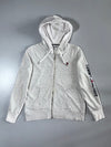 Tommy Hilfiger Sport Full-Zip Hoodie Heather Grey/White (S)