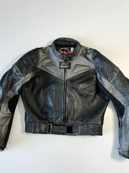 ZSuper Premium Original BOSE Leather Racing JACKET (PADDED (XS/S)