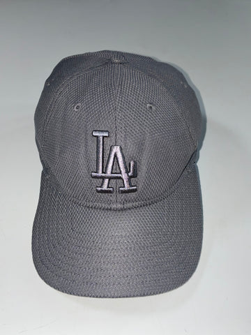 Vintage New Era Grey LA Dodgers Fitted Cap (63cm)