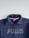 Puma Navy Embroidered Track Jacket (M)