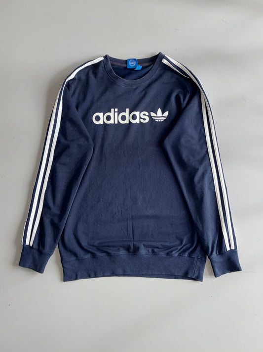 Adidas Navy Blue Crewneck Sweatshirt (S/M)
