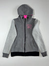 Roots Athletics Grey & Pink Reversible Zip Hoodie – Women’s (S)
