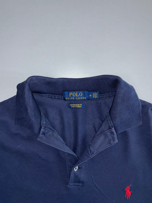 Polo Ralph Lauren Navy Polo | Custom Slim Fit (L)