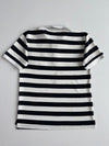 Lacoste Striped Regular Fit Polo Shirt Black White (M)