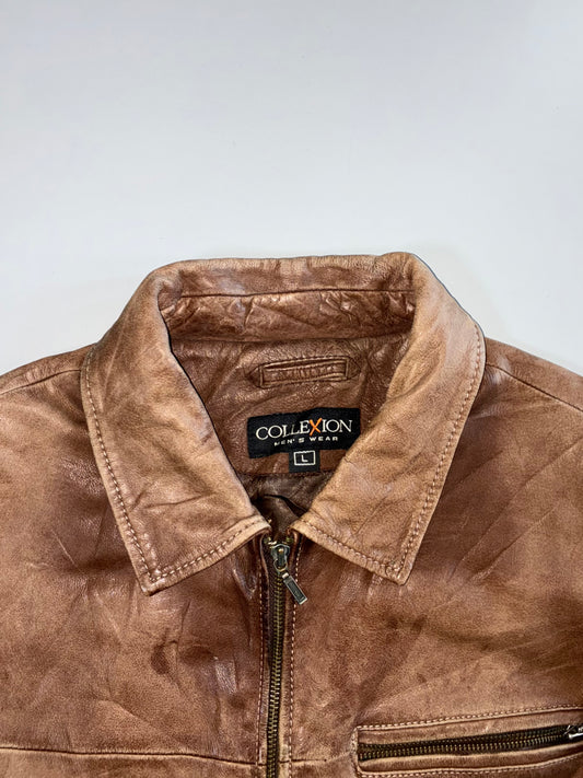 Super Premium Original Leather Jacket (L/XL)