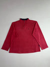 Polo Jeans Co. Ralph Lauren | Red Navy Ribbed Quarter Zip (2XL)