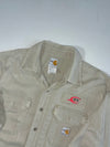 Carhartt FR Flame Resistant Work Shirt Khaki, QTS Company Patch,  Regular (XL/2XL)