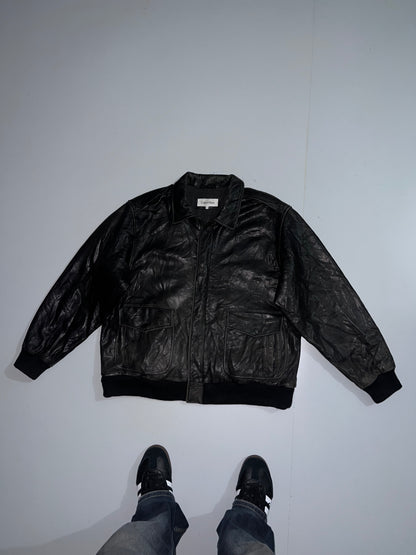 ZCalvin Klein Leather Jacket (L/XL)