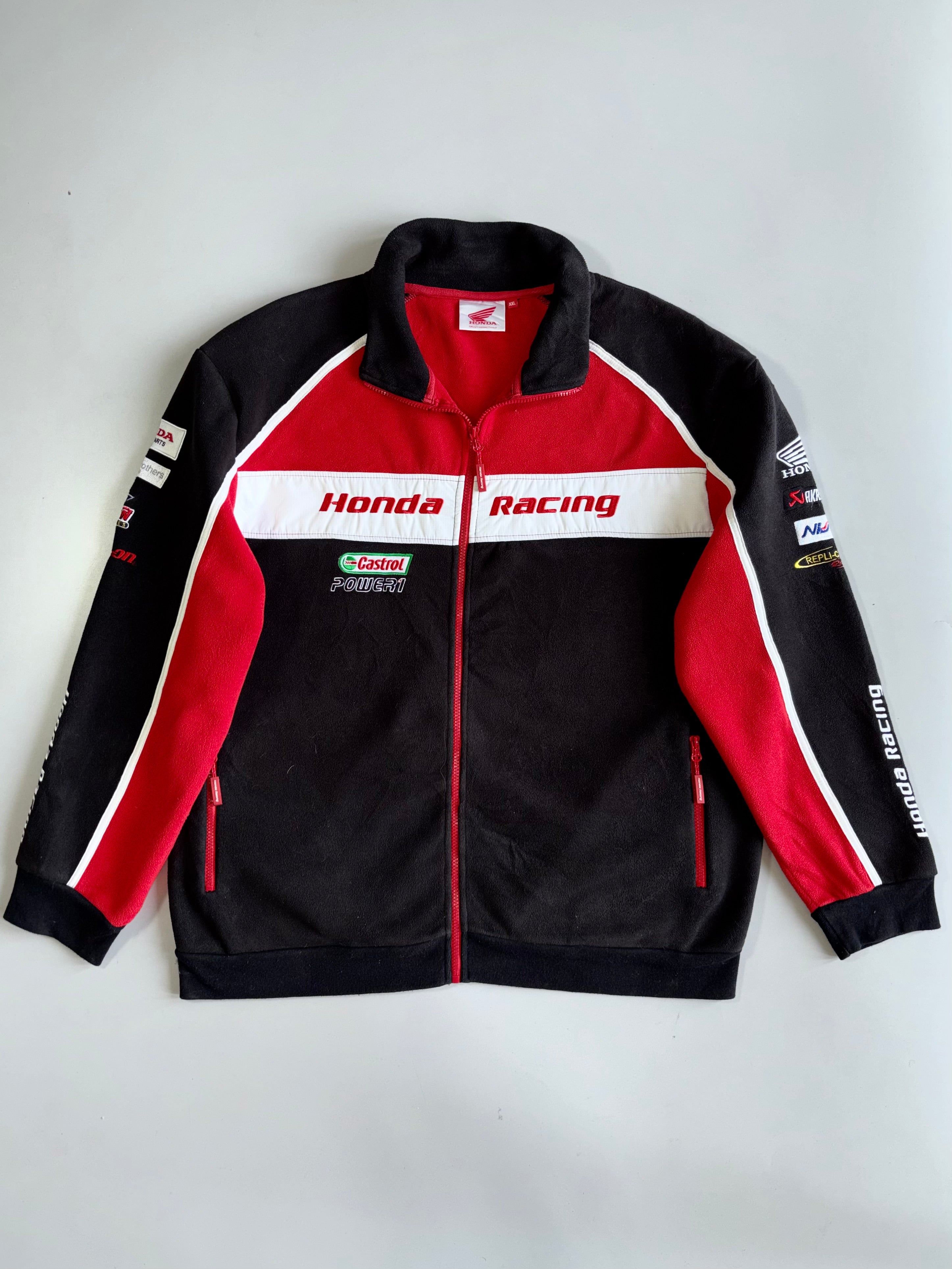 Honda Racing Official Licensed Castrol Power1 Sponsor Fleece Full