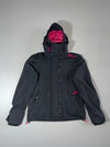 Superdry Original Windcheater Japan Hooded Jacket  Black Pink women's  (S)