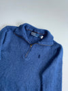 Polo by Ralph Lauren Navy Quarter-Zip Knit Sweater (XS)
